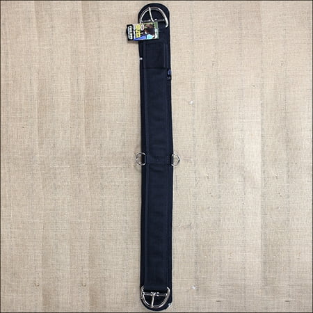 38 inch WEAVER BLACK FELT LINED DRAFT HORSE DELUXE SUPER CINCH GIRTH