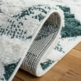 thumbnail image 5 of SAFAVIEH Moroccan Tassel Larry Geometric Shag Area Rug, Green/Ivory, 9' x 12', 5 of 8