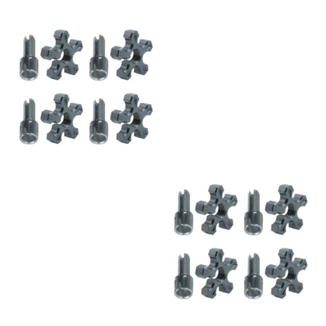 maskred 1/2/3/5 4pcs/set Efficient Performance Motorcycle Fixed Screws With Universal Fit Titanium color 2PCS