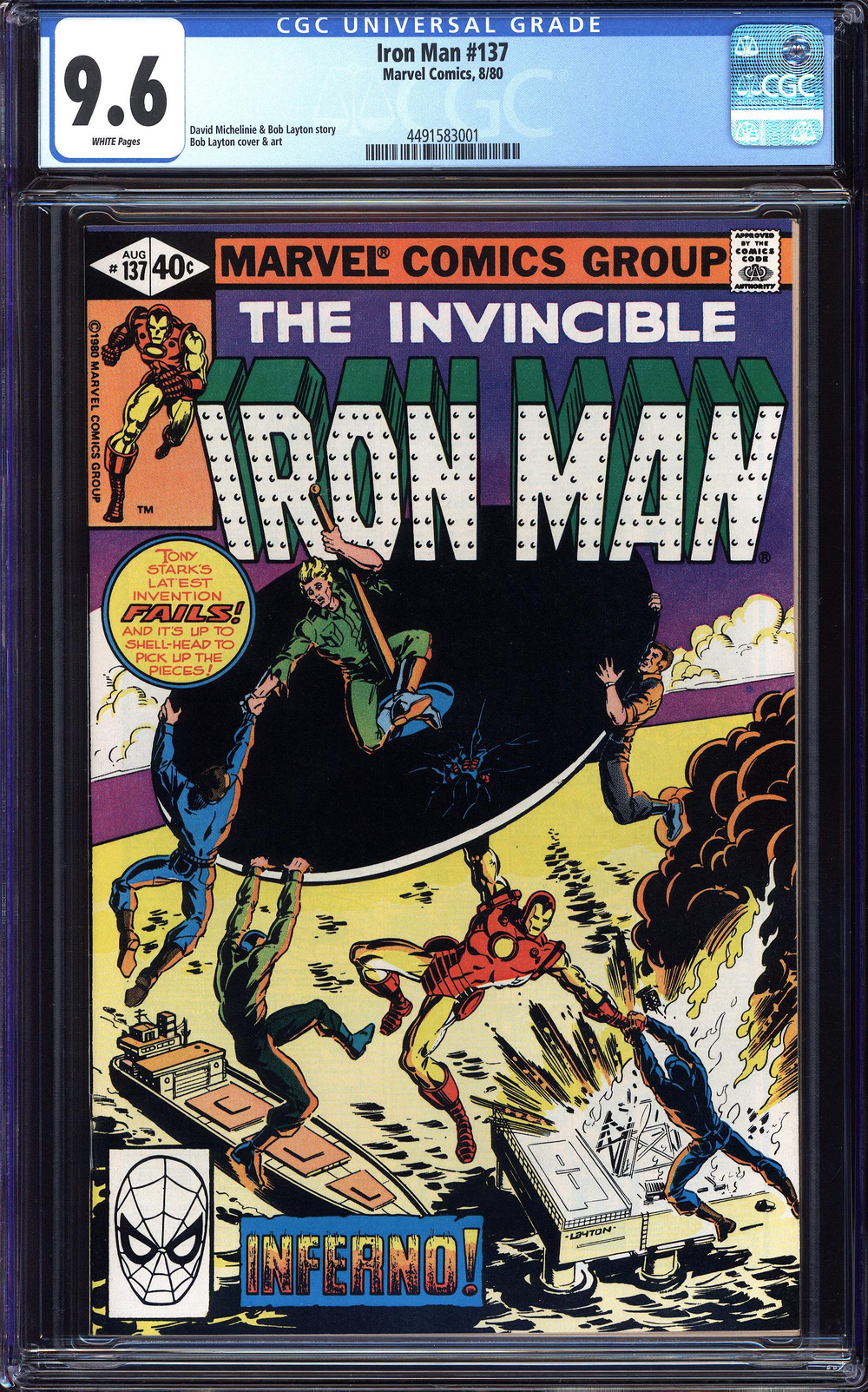 Iron Man #137 - CGC 9.6 Comic Book
