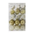 thumbnail image 2 of xihome Juego de 30 adornos navideños de plstico con diseño multicolor: bolas colgantes para decorar el rbol en fiestas navideñas y bodas., 2 of 6