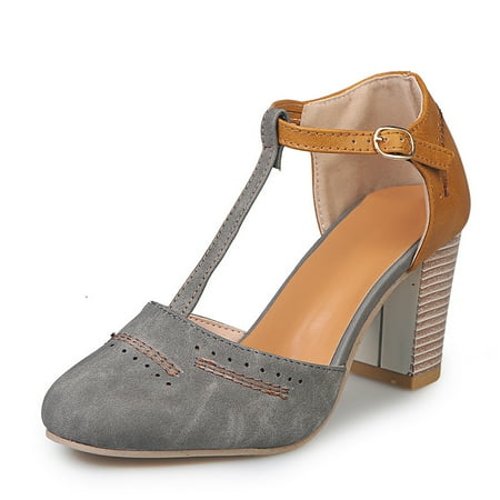 

Women s High Heel Ankle Strap Sandals Mary Jane Pumps Shoes Work Fashion Office Wedding Spring high heeled sandals