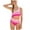 A34-Pink, variant on Girls Swimsuit Double Strap High Waist Sporty Bikini Swimsuits Swim 2 Piece Set(Blue,11-12 Years)