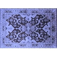 thumbnail image 1 of Ahgly Company Indoor Rectangle Oriental Blue Traditional Area Rugs, 4' x 6', 1 of 4