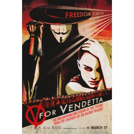 V for Vendetta (2006) 11x17 Movie Poster