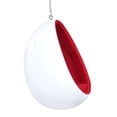 thumbnail image 3 of Fine Mod Imports Egg Hanging Chair, White, 3 of 5