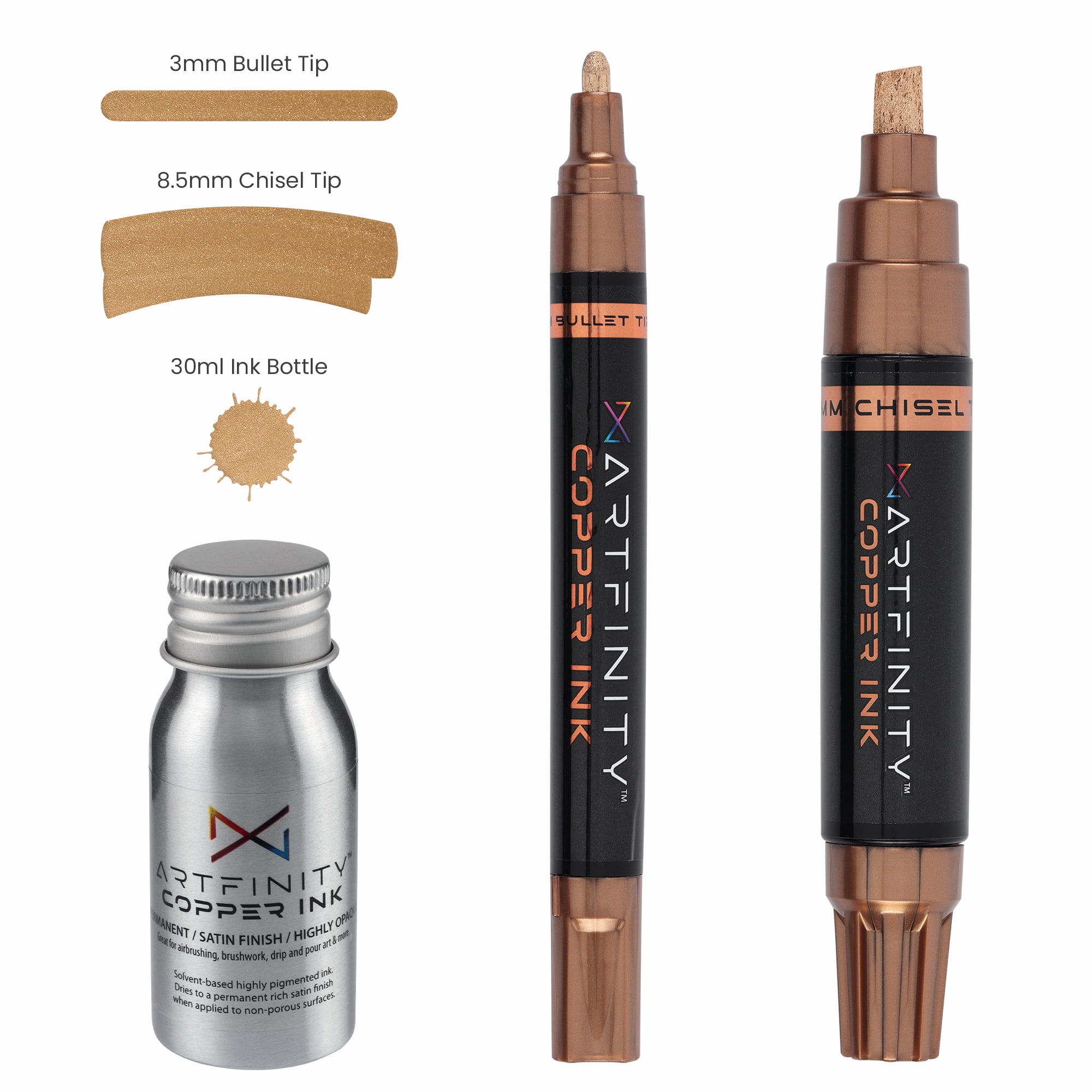 Artfinity Rich Metallic Markers and Ink Sets