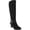 Black, variant on Karen Scott Womens Sharonn Faux Suede Dress Boots Brown 7.5 Medium (B,M)