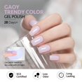 thumbnail image 4 of Kit de esmaltes de uñas en gel GAOY, 42 unidades, color blanco, rosa y morado, 4 of 5