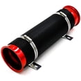 thumbnail image 1 of 3 Inch 76mm Flexible Air Intake Hose Cold Air Intake Telescopic Adjustable Intake Hose,red, 1 of 5