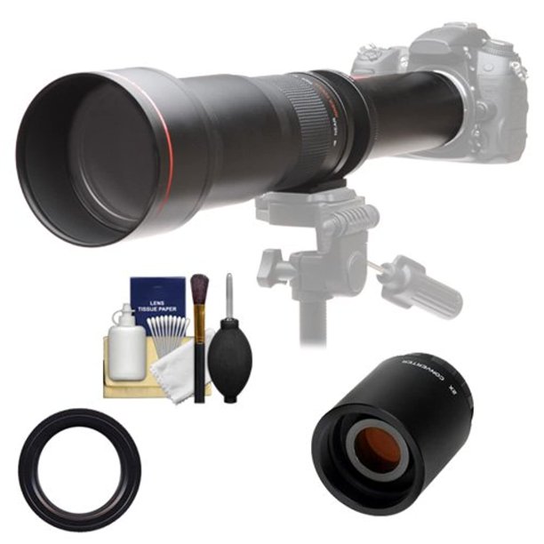 Vivitar 6501300mm f/816 Telephoto Lens with 2X Teleconverter (=2600mm