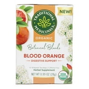 Traditional Medicinals - Organic Botanical Blends Digestive Support Tea Blood Orange - 14 Tea Bags