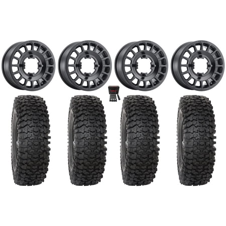 Method 407 14 Wheels Black 30 RC500 Tires Can-Am Maverick X3 / Honda Pioneer 1000 / Talon