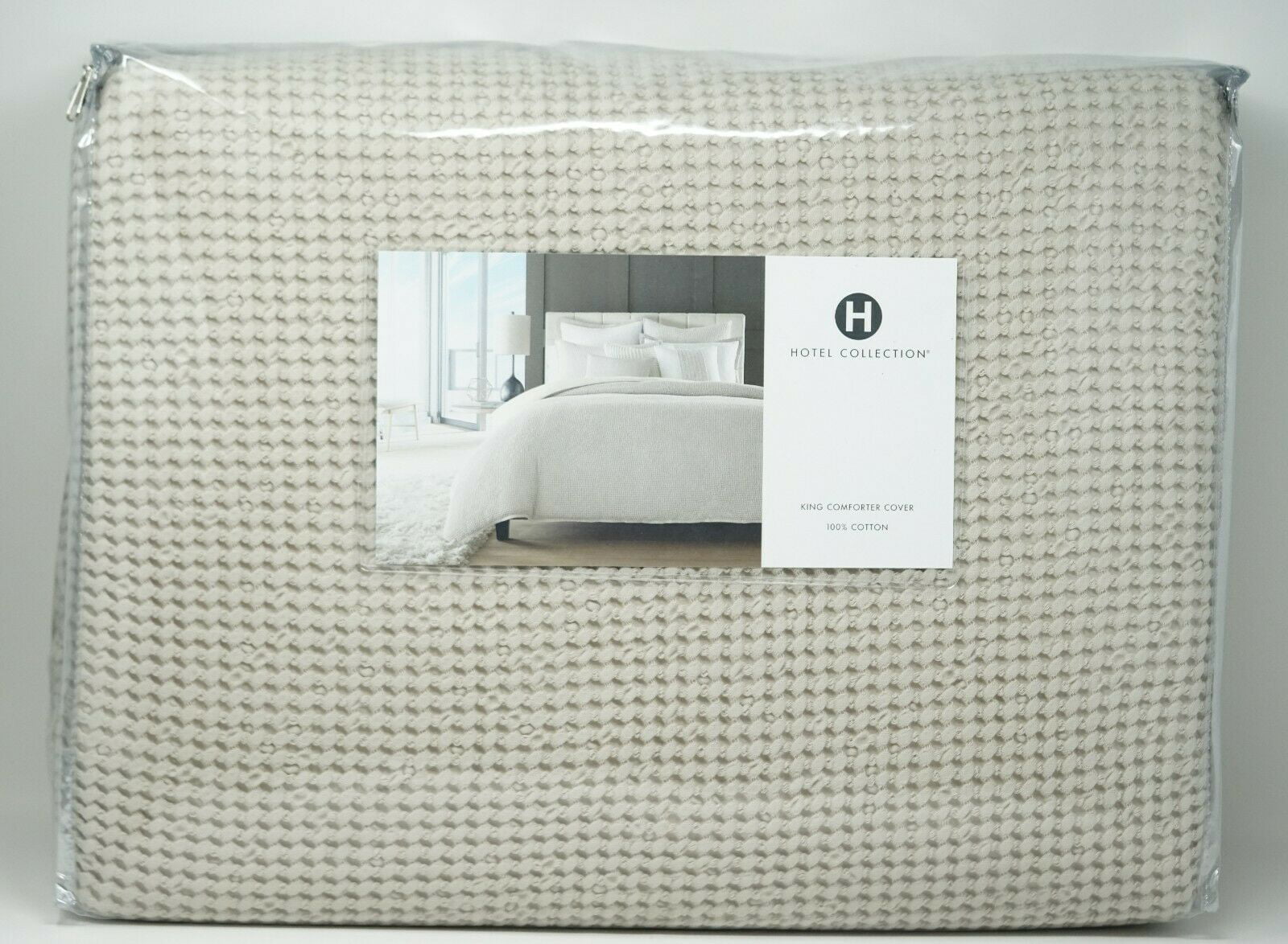 Hotel Collection Waffle Weave 100, Bar Iii Token Duvet Cover