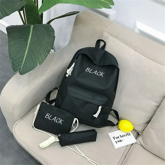EGNMCR Organisateurs et Rangement de Garde-Robe, Malles de Rangement et Sac Style Mode Multifonctionnel Grande Capacité Sac en Toile Quatre Pièces 3 Paquets Sac à Dos de Rangement