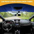 thumbnail image 2 of Unique Bargains 150x Suede Headliner Fabric 12"x57" Foam Back for Car Interior Roof Repair Blue 24" L × 57" W, 2 of 8