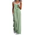 thumbnail image 2 of Styesk Pantalon pour Femmes Mode Décontractée Ample Imprimé Poches Sans Manches Combinaison à Bretelles, 2 of 6