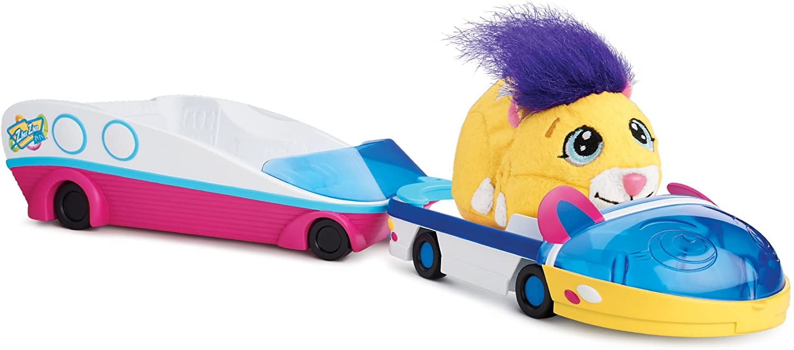 Zhu Zhu Pet - Car and Trailer with Exclusive Interactive Hamster