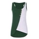 thumbnail image 3 of Tops sin mangas de chaleco de empalme de color sólido de cuello redondo de moda para mujer Fridja  qr4020, 3 of 8