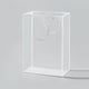 thumbnail image 1 of Xiao Hua 10 bolsas transparentes con asas para ramos de flores, cajas de regalo florales transparentes, bolsas de mano para el Día de la Madre, bodas y cumpleaños (blancas), 1 of 5