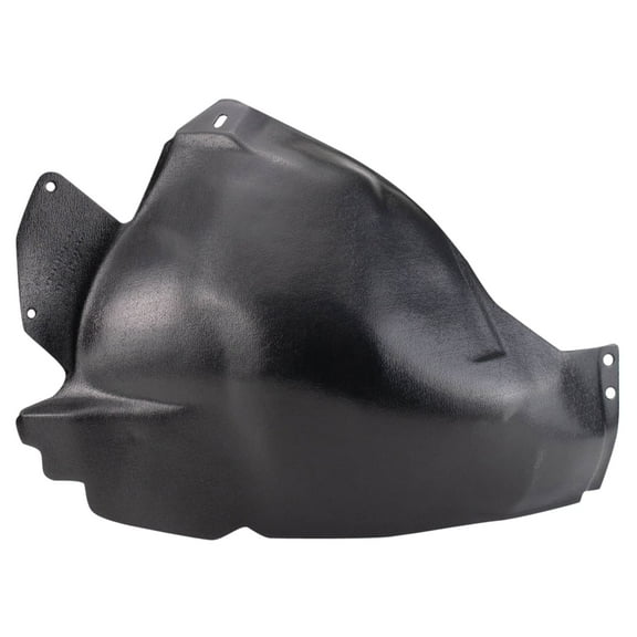 TRQ Front Right Rearward Inner Fender Liner Black Passenger Side Fits Select 2002-2005 Ford Thunderbird FO1251124