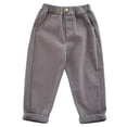 thumbnail image 4 of Edvintorg Boys' Pants 2026 Winter Elastic Waist Casual Cotton Pants with Pockets Outdoors Joggers For Boys Kids 1-10 Years, 4 of 5