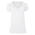 thumbnail image 3 of Hanes Girls 4-16 Shirred V-Neck T-Shirt, 3 of 4