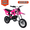 00 (Pink), variant on Floseru 49cc Kids Dirt Bike Gas Dirt Bike, 2-Stroke Motorcycle for Kids, Pull Start Dirt Bikes, 10" Big Wheel Minibike Motorbike with Front Rear Disc Brakes, Shock Absorption