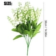 thumbnail image 3 of Artificial Lily of The Valley Flowers with Polypropylene Stems, White Condolence Sympathy Decor, Fall Flowers Artificial for Decoration Harlik, 3 of 8