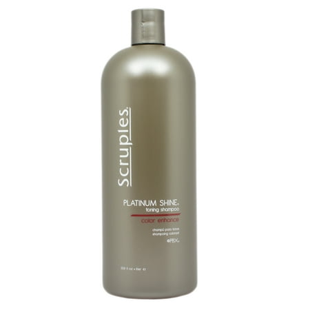 Scruples Platinum Shine Toning Shampoo 33.8oz (Best Toning Shampoo For Platinum Hair)