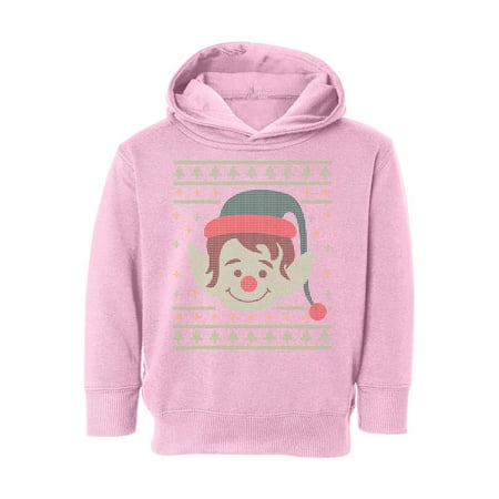 

Awkward Styles Ugly Christmas Hoodie for Girls Boys Toddler Xmas Elf Sweatshirt