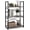 Dark Grey, variant on CAPHAUS 3 Tier Small Bookshelf, 24 Inch Width Free Standing Shelf, Industrial Book Shelves for Home Office, Bookcase Shelf Storage Organizer for Living Room, Rustic Oak Vintage Shelves & Metal Frame