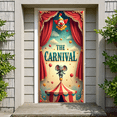 thumbnail image 5 of Colorful Design Carnival Banner Decorative Clown Circus Banner Fun Elephant Backdrop for Birthday Party Kid's Event Indoor Celebration, 5 of 9
