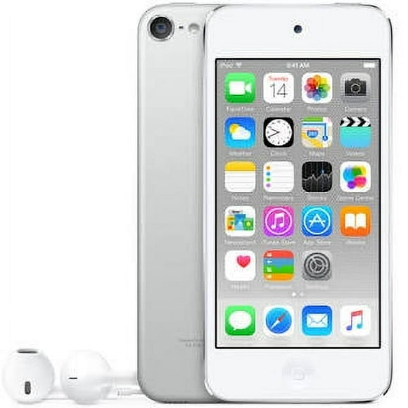 Certified Pre-Owned Apple iPod Touch 6th Generation 128GB White/Silver| Like New + 1 YR CPS Warranty