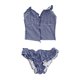 thumbnail image 1 of WILLBEST Traje de Baño Mujer Traje de Baño de Dos Piezas Con Lazo A Cuadros Para Mujer Un Conjunto de Traje de Baño de Verano Que Puede Ocultar y Hacer Que El Cuerpo Parezca Más Delgado, 1 of 3