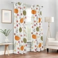 thumbnail image 7 of Coolnut Blackout Curtains Farmhouse Curtains for Window Treatments 84 inches Thanksgiving Pumpkin Pattern Floor to Ceiling Curtains Cafe Curtains, 7 of 7