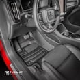 thumbnail image 5 of TuxMat - For Volvo XC40 Recharge 2021-2024 Models - Custom Car Mats - Maximum Coverage, All Weather, Laser Measured - This Full Set Includes 1st and 2nd Rows, 5 of 10
