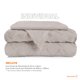 thumbnail image 2 of Juego de Funda para Edredon Duvet Dreamlab, Tamaño Individual, Color Beige, 2 Piezas, 2 of 9