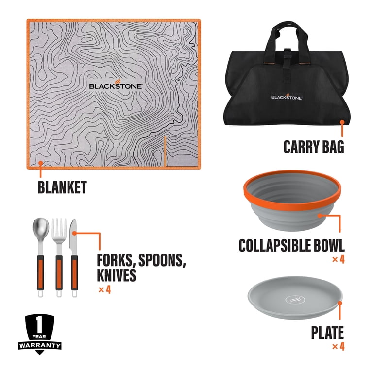 Blackstone Adventure Ready Picnic Kit, 22 Piece - Walmart.com
