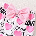 thumbnail image 6 of Rotm Toddler Baby Girl Clothes Summer Outfits Cute Bow Button Ruffle Camisole Pants Set Pink,9-12 Months, 6 of 7