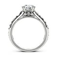 thumbnail image 4 of Moissanite Solitaire 14k White Gold Engagement Ring, 4 of 4