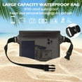 thumbnail image 2 of WILLED Waterproof Pouch Bag with Adjustable Waist Strap (2 Pack) - IP68 Waterproof Waist Bag Screen Touchable Dry Bag with Adjustable Belt for Beach, Swimming, Boating, Fishing, Hiking, etc, 2 of 6