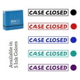 thumbnail image 7 of Printtoo Case Closed Self Inking Rubber Stamp Pre-Inked Office Stamp- Home Office Business Stationery, Purple- 42 x 9 mm, 7 of 7