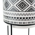 thumbnail image 5 of Aspire Home Accents  Mateo Modern Ceramic Planter, Black & White, 5 of 6