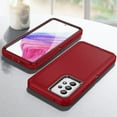 thumbnail image 4 of JTCASES for Samsung Galaxy A53 5G Case, Shockproof Anti-drop PC Frame Anti-slip Strip Silicone Back Shell Rugged Anti-scratch for Samsung Galaxy A53 5G (6.5" 2021) - Red, 4 of 8