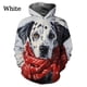 thumbnail image 3 of Sudadera con capucha para hombre y mujer, con estampado 3D de perro bonito, bufanda, otoño e invierno, informal, de gran tamaño, para niño, 3 of 5