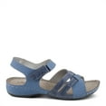 thumbnail image 2 of Flexus Women's ALVINA Active Quarter Strap Sandals Blue Multi EU 39 / US 8.5, 2 of 5