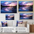 thumbnail image 4 of Designart "Sunset Dusk Charm I" Landscapes Floater Framed Wall Decor, 4 of 7