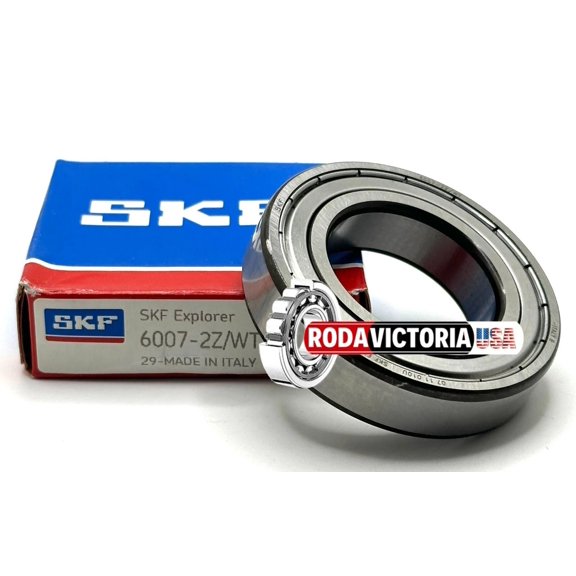 SKF 6007 ZZ/WT DEEP GROOVE BALL BEARING, METAL SHIELDED 35x62x14 mm