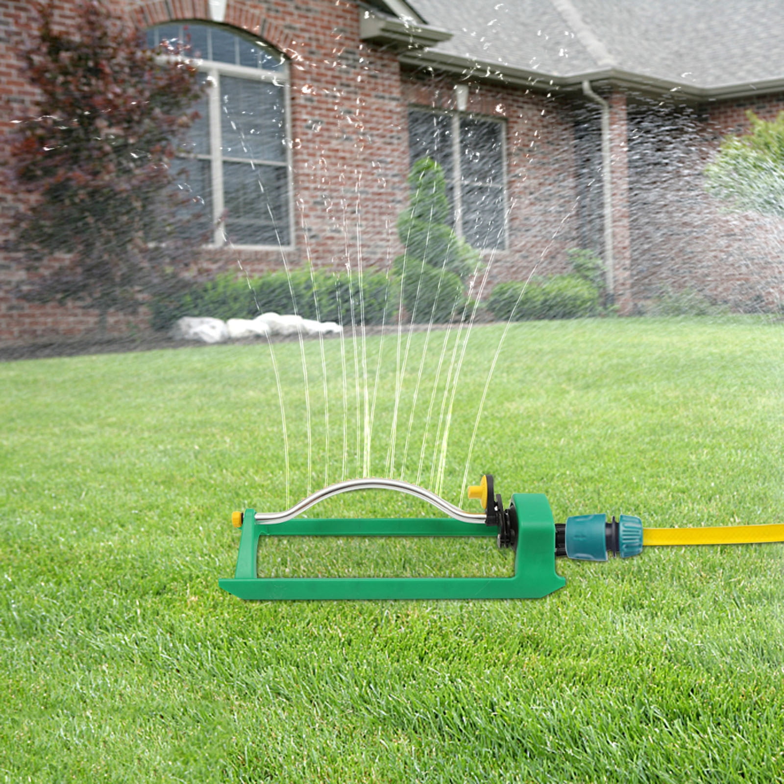 Matoen Lawn & Garden Essential Oscillating Sprinkler, Water Sprinkler for Yard,Covers up to 3,600 sq. ft., Heavy Weight Base